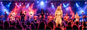 Koncert z rdečo osvetlitvijo